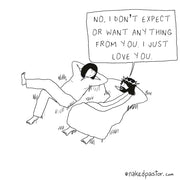 I Just Love You Digital Cartoon - by nakedpastor