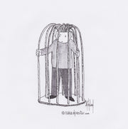 Think Your Trapped Digital Cartoon - by nakedpastor