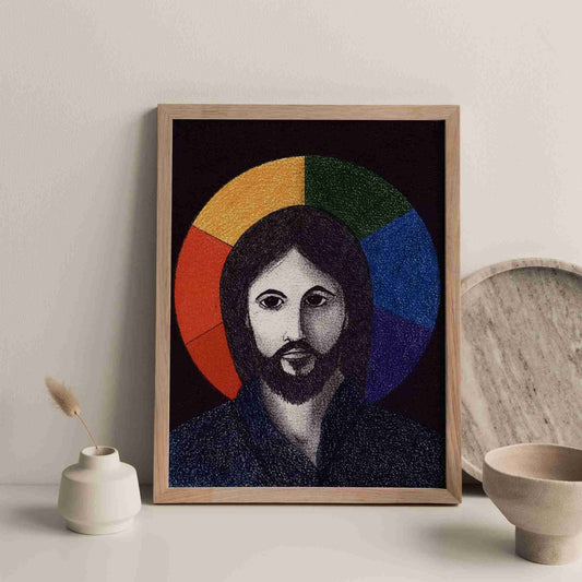 Includer Image of Christ Print-Queer Christian Art Prints-nakedpastor