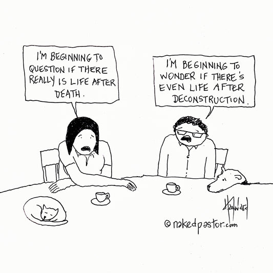 Is There Life After Death? Digital Cartoon - by nakedpastor