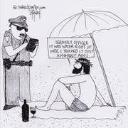 Jesus and Drinking Digital Cartoon - by nakedpastor