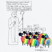 LGBTQ+ But But But Digital Cartoon - by nakedpastor