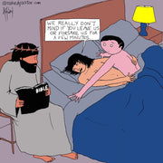 Leave or Forsake Digital Cartoon - by nakedpastor