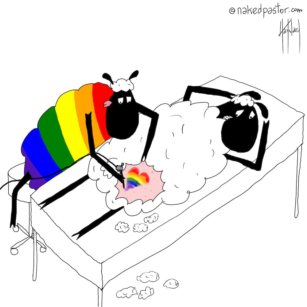LGBTQIA Tattoo Digital Cartoon