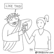 Spirituality and Defiance Like This Digital Cartoon - by nakedpastor