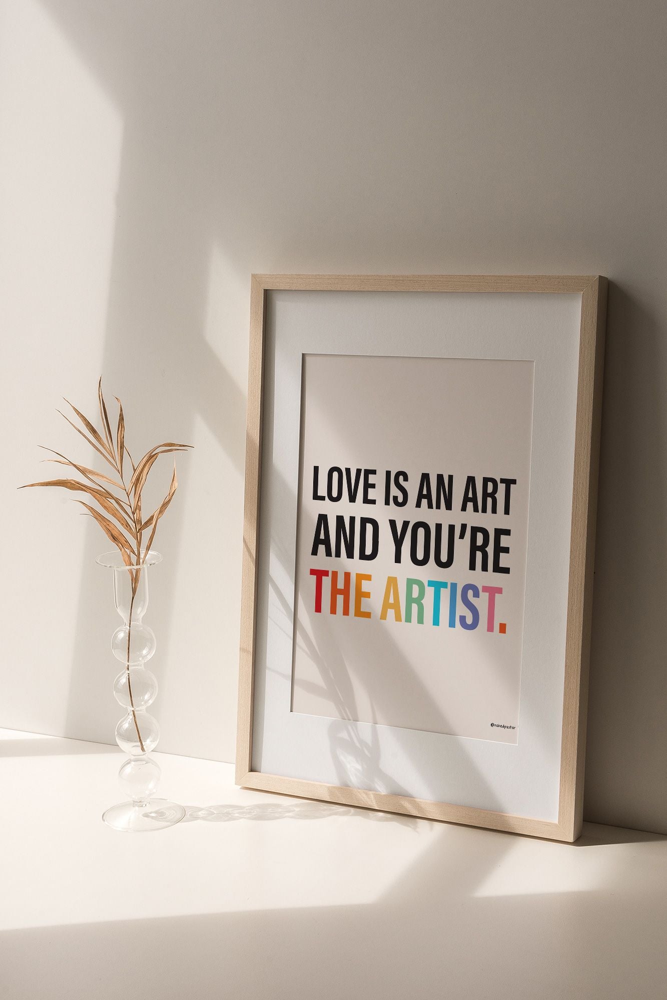 Love Is An Art and You're The Artist