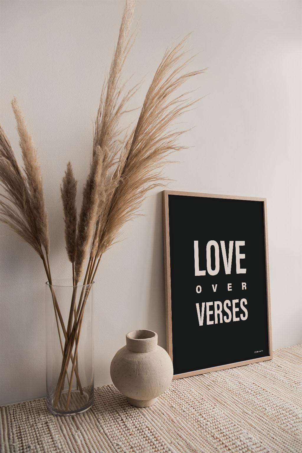 Love Over Verses Print