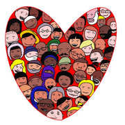 Love Everybody Digital Cartoon - by nakedpastor