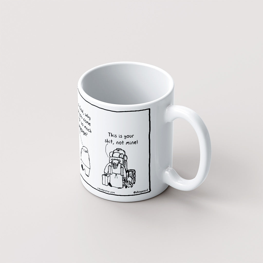 Baggage Mug - by nakedpastor