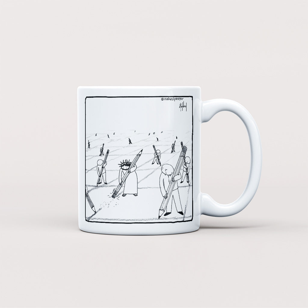 Eraser Mug - by nakedpastor