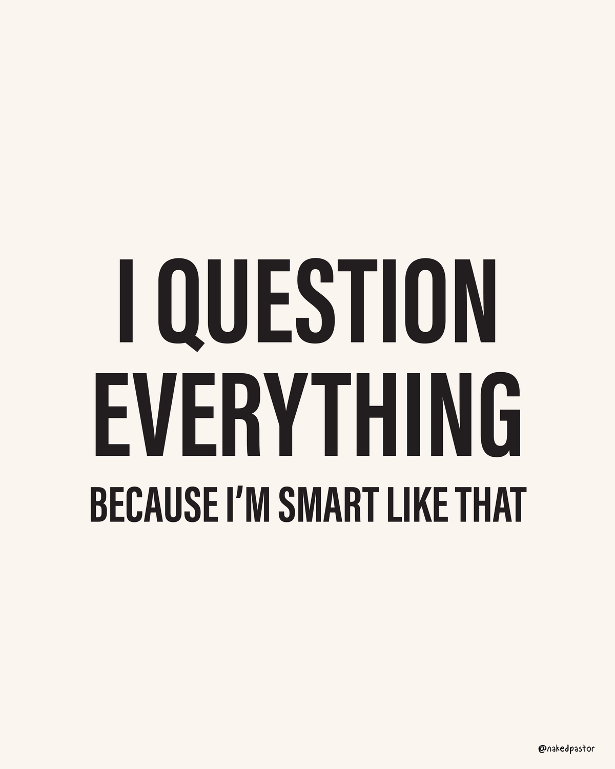 Questioning Beliefs Wall Art