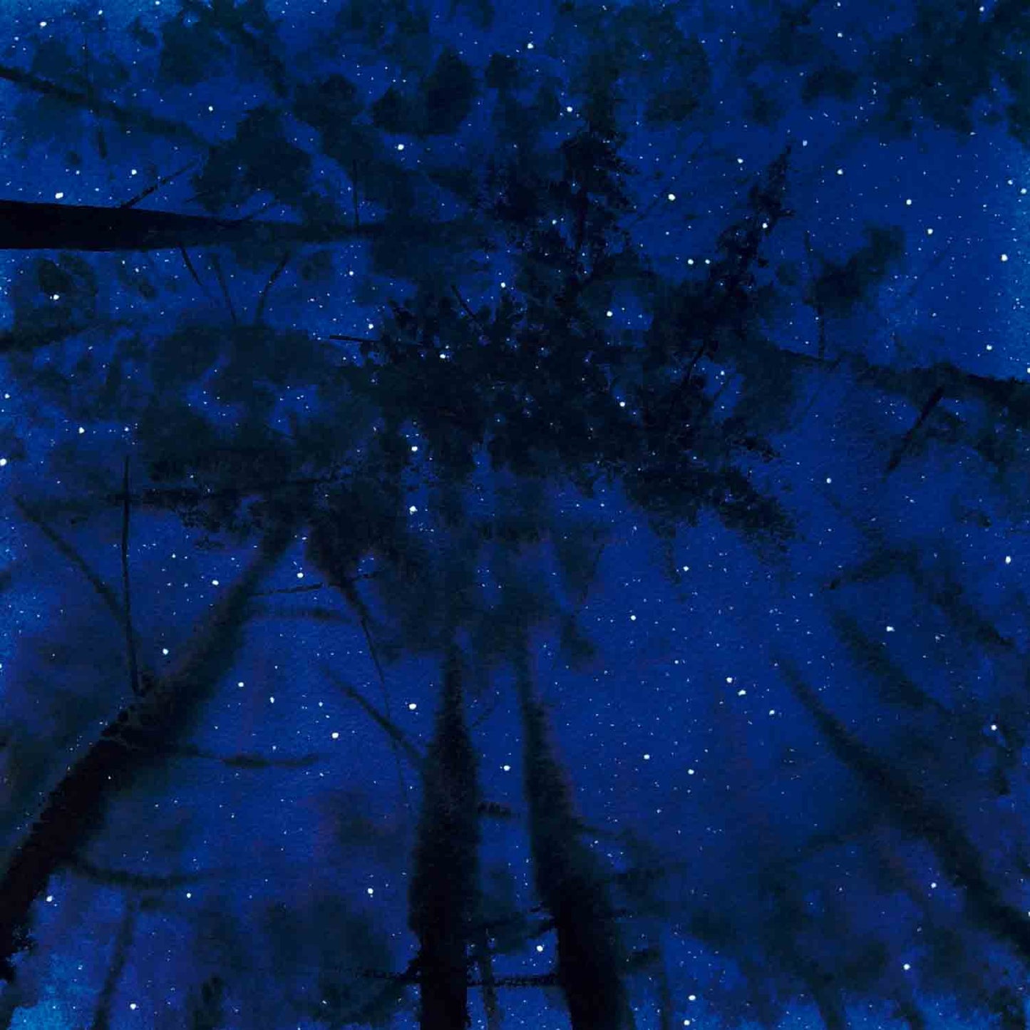 The Heavens Declare and the Trees Clap Their Hands Watercolor Print