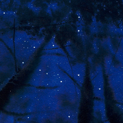 The Heavens Declare and the Trees Clap Their Hands Watercolor Print