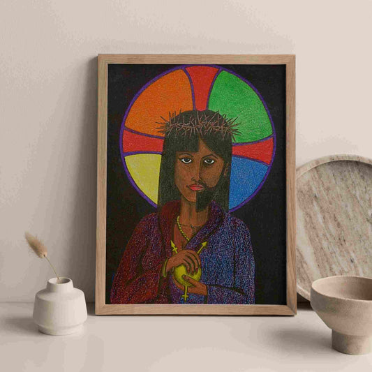 Neither Image of Christ Print-Queer Christian Art Prints-nakedpastor