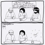 Never Give Up on Jesus Digital Cartoon - by nakedpastor