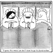 No Church Digital Cartoon - by nakedpastor