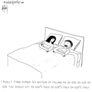 Oh God Oh God Oh God Digital Cartoon - by nakedpastor
