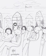 Outsider Christ Digital Cartoon - by nakedpastor