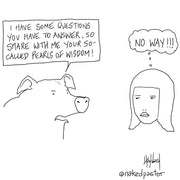 Pearls Of Wisdom Digital Cartoon - by nakedpastor