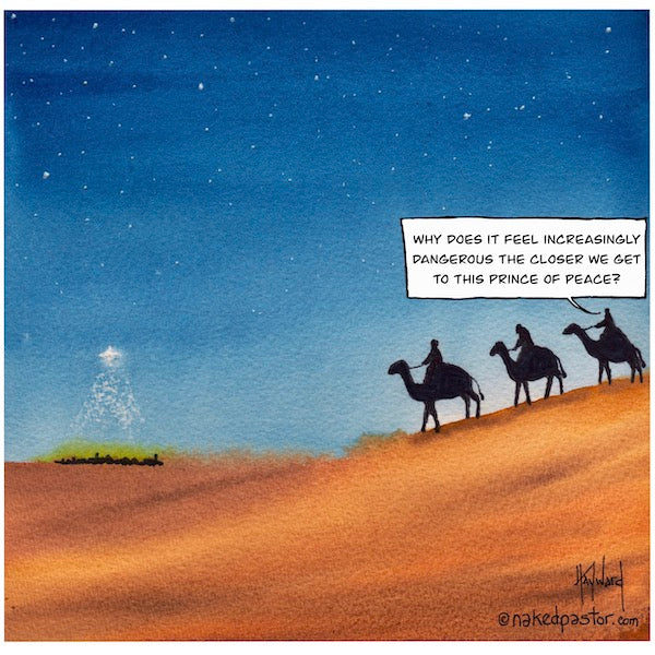 Prince of Peace Digital Cartoon - by nakedpastor