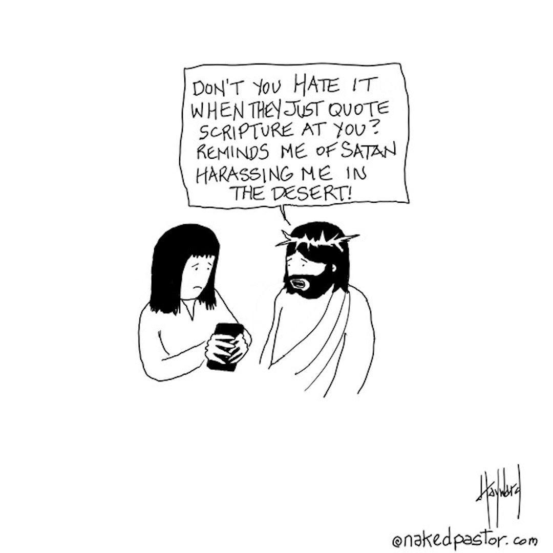 Quote Scripture Digital Cartoon - by nakedpastor