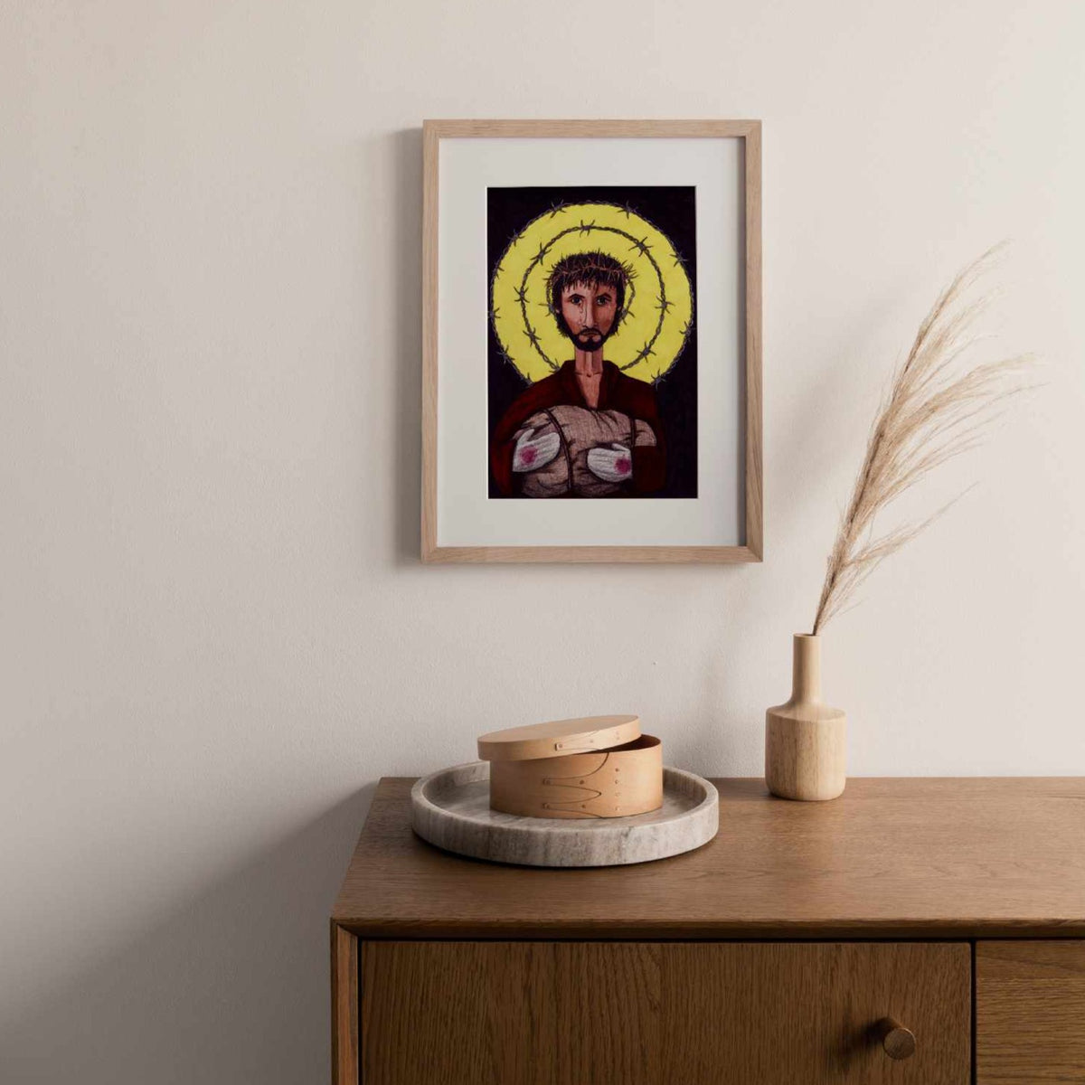 RefuJesus Image of Christ Print - by nakedpastor