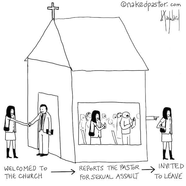 Reporting the Pastor Digital Cartoon - by nakedpastor