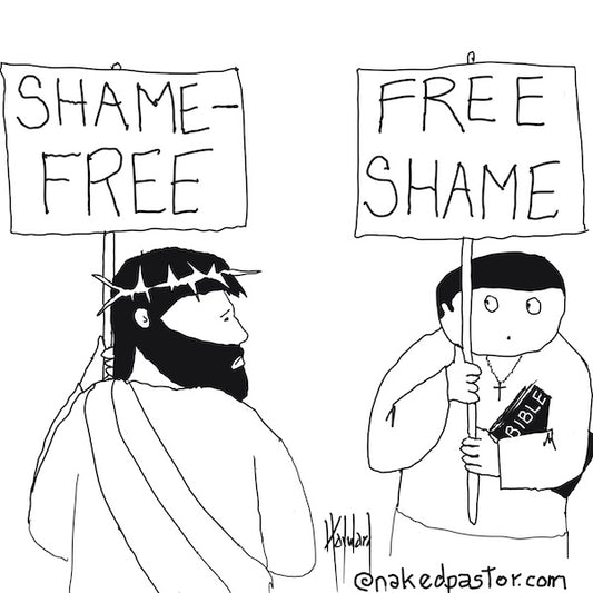Shame-Free Free Shame Digital Cartoon