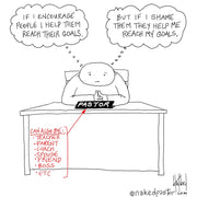 Shame or Encouragement Digital Cartoon - by nakedpastor