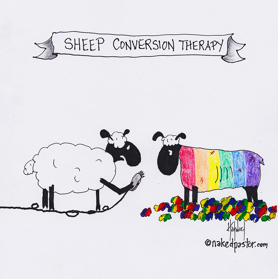 Sheep Conversion Therapy Print