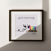 Sheep Conversion Therapy Print-Queer Christian Art Prints-nakedpastor
