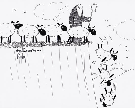 Shepherd Fail Digital Cartoon - by nakedpastor