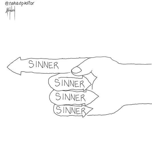 Sinner Digital Cartoon - by nakedpastor