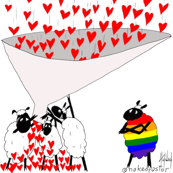 Siphoning the Love Digital Cartoon