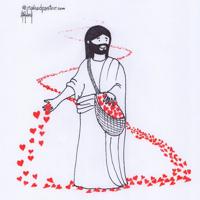 Sow Love So Love Cartoon Print - by nakedpastor