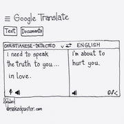 Speaking the Truth in Love Digital Cartoon - by nakedpastor