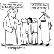 The Spirit of Fear Digital Cartoon - by nakedpastor