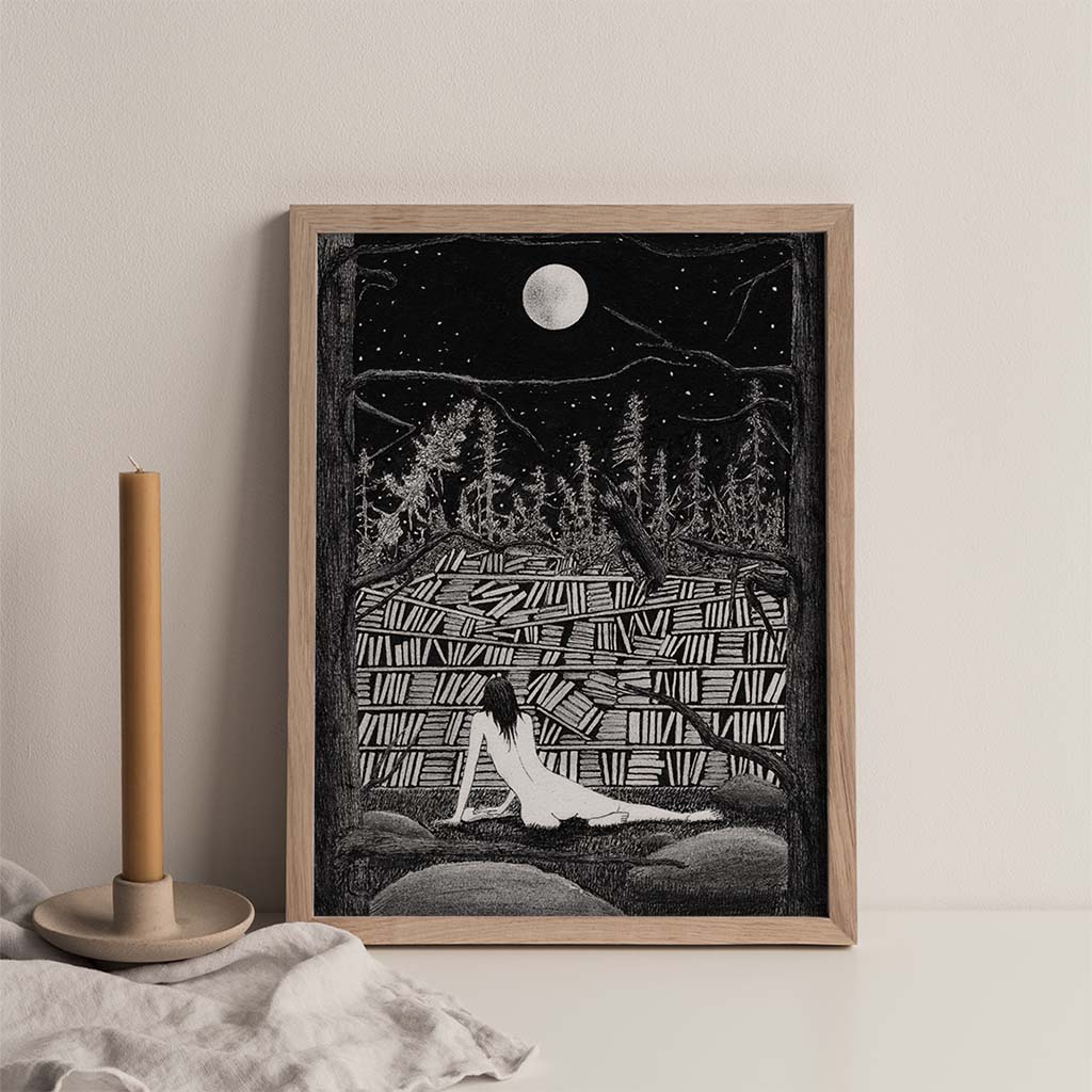 Sophia Study Print - by nakedpastor