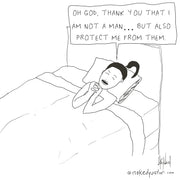 Thank You That I Am Not A Man Digital Cartoon - by nakedpastor