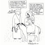 Refugees Right? Digital Cartoon - by nakedpastor