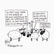 That is Our Leader Digital Cartoon - by nakedpastor