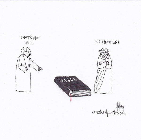 The Bible's Not Me Digital Cartoon