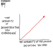 The Intensity of Deconstruction Digital Cartoon - by nakedpastor