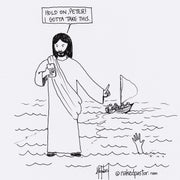 Mobile Jesus Digital Cartoon - by nakedpastor