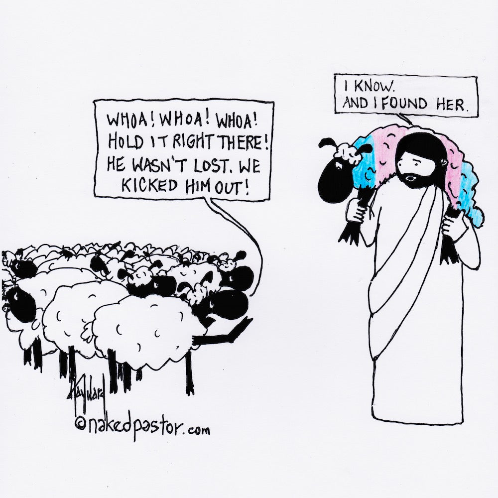 Transgender Lamb Him/Her Digital Cartoon