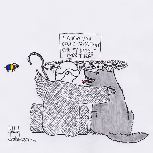 Vulnerable LGBTQ Digital Cartoon - by nakedpastor