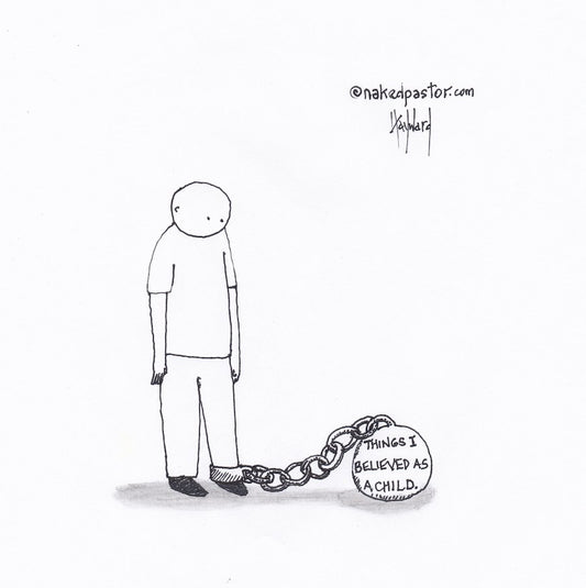 Things I Believed As A Child Cartoon Print