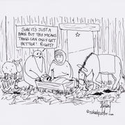 Things Can Only Get Better Digital Cartoon - by nakedpastor