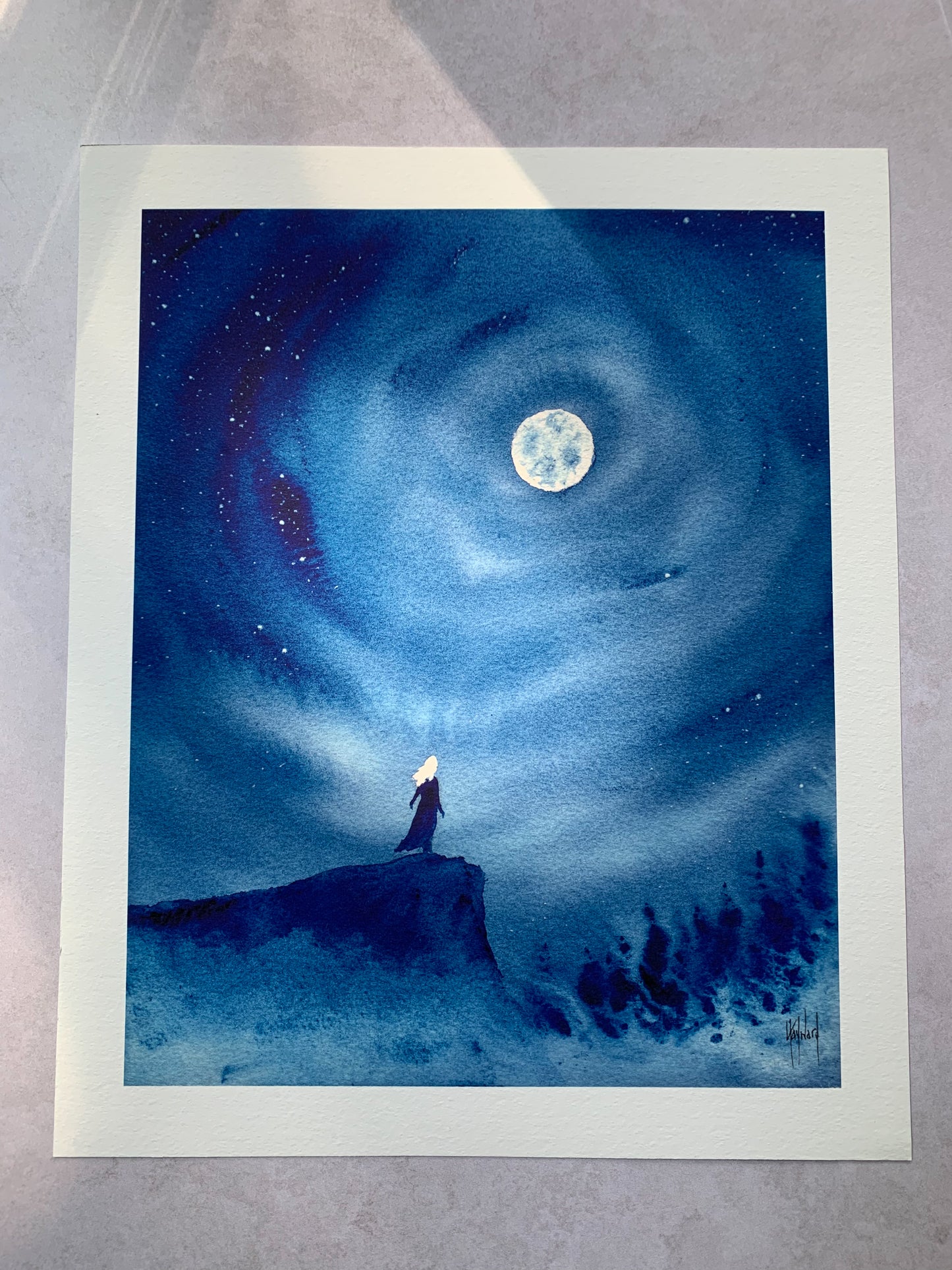 When Will I Tell Them Watercolor Print
