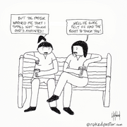 Touching God's Anointed Digital Cartoon - by nakedpastor